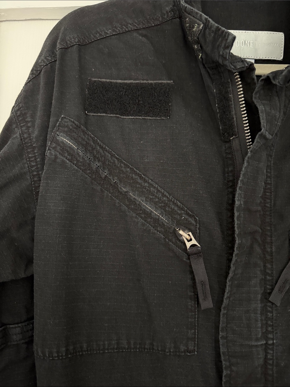 Re/Done Black Utility Jumpsuit - Picture 3 of 10